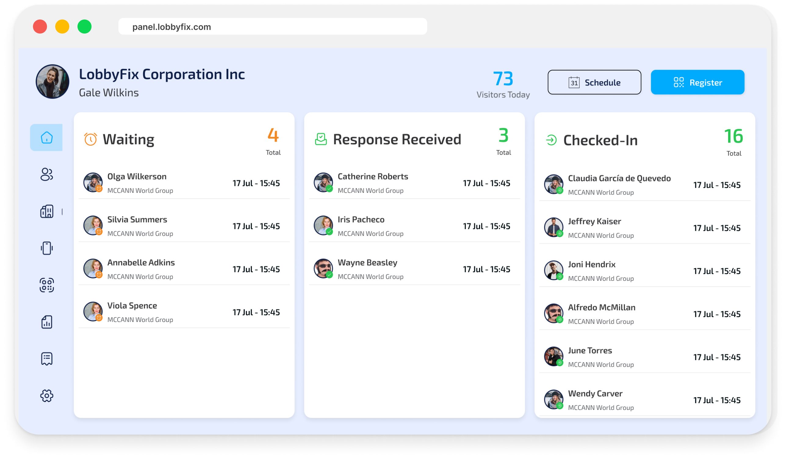 pricing visitor management lobbyfix